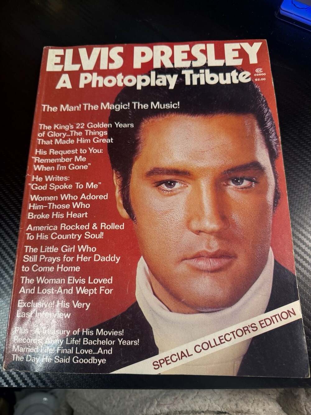 Elvis Presley A Photoplay Tribute Special Collector's Edition 1977 Magazine